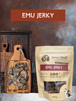 Inner Wolf Emu Jerky 200g Dog Treats Sunshine Coast