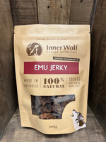 Inner Wolf Emu Jerky 200g Dog Treats Sunshine Coast