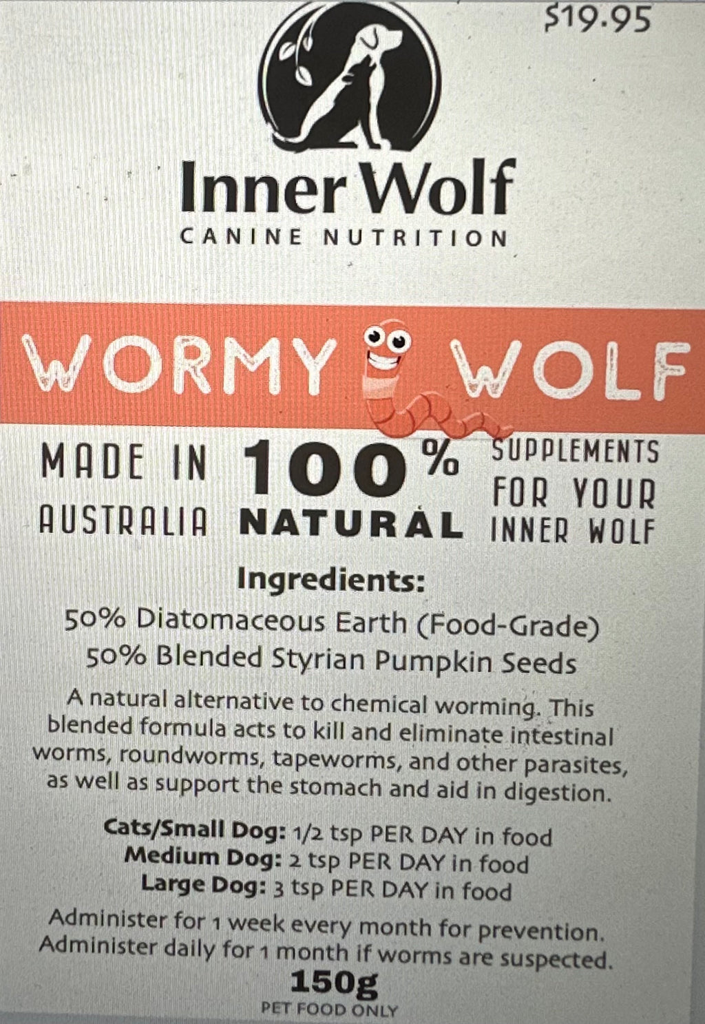 Wormy Wolf -150g