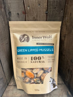Inner Wolf Green Lip Mussels 500g Dog Treats Sunshine Coast