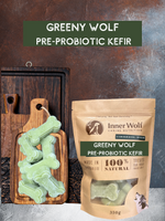 Inner Wolf Greeny Wolf Pre-Probiotic Kefir Dog Treats Sunshine Coast