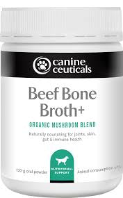Canine Ceuticals Beef Bone Broth + Medicinal Mushrooms 120g