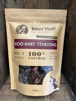 Inner Wolf Roo Knee Tendons 200g Dog Treats Sunshine Coast
