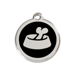 Bone in Bowl Pet Tag