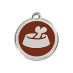Bone in Bowl Pet Tag
