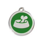 Bone in Bowl Pet Tag