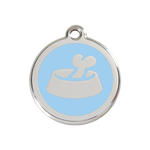 Bone in Bowl Pet Tag