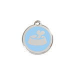 Bone in Bowl Pet Tag