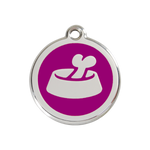 Bone in Bowl Pet Tag