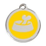 Bone in Bowl Pet Tag