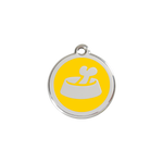 Bone in Bowl Pet Tag