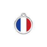 French Flag Pet Tag