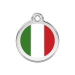 Italian Flag Pet Tag
