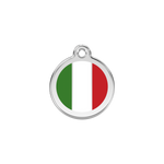 Italian Flag Pet Tag