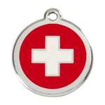 Swiss Cross Pet Tag