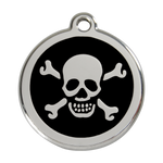 Skull & Crossbones Pet Tag