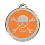 Skull & Crossbones Pet Tag