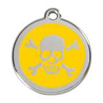 Skull & Crossbones Pet Tag