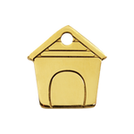 Dog House Brass Pet Tag
