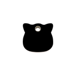 Cat Head Plastic Pet Tag