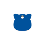 Cat Head Plastic Pet Tag