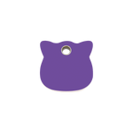 Cat Head Plastic Pet Tag