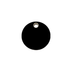 Circle Plastic Pet Tag