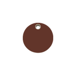 Circle Plastic Pet Tag