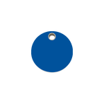 Circle Plastic Pet Tag