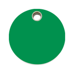 Circle Plastic Pet Tag