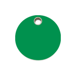 Circle Plastic Pet Tag