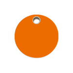 Circle Plastic Pet Tag