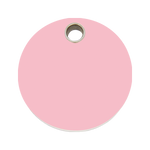 Circle Plastic Pet Tag