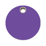 Circle Plastic Pet Tag