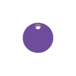 Circle Plastic Pet Tag
