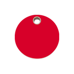 Circle Plastic Pet Tag