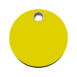 Circle Plastic Pet Tag