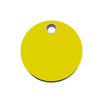 Circle Plastic Pet Tag