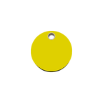 Circle Plastic Pet Tag