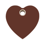 Heart Plastic Pet Tag