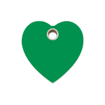 Heart Plastic Pet Tag