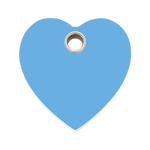 Heart Plastic Pet Tag