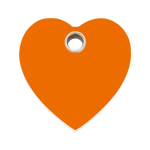 Heart Plastic Pet Tag
