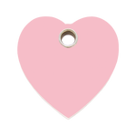 Heart Plastic Pet Tag