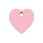 Heart Plastic Pet Tag