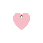 Heart Plastic Pet Tag