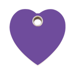 Heart Plastic Pet Tag