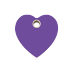 Heart Plastic Pet Tag