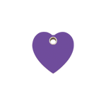 Heart Plastic Pet Tag