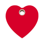 Heart Plastic Pet Tag